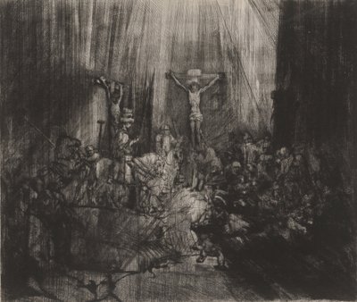 The Three Crosses by Rembrandt van Rijn